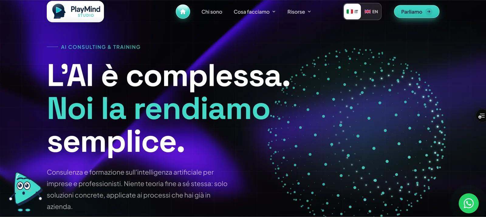 La home di playmindstudio.it